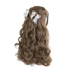 Women Fashion Long Brown Wavy Sweet Bangs Lolita Wig -Cosplay 6 6c013797 2d21 4941 bfd5 0ca6f324b11f