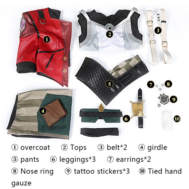 Game LOL Arcane Vi Fullset Cosplay Costume 8 Game LOL Arcane Vi Fullset Cosplay Costume - Image 6