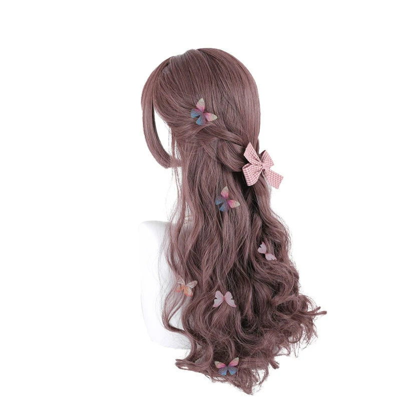 Women Fashion Long Red Wavy Sweet Bangs Lolita Wigs 7 Women Fashion Long Red Wavy Sweet Bangs Lolita Wigs - Image 5