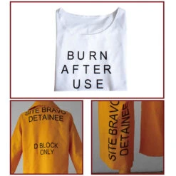 The Suicide Squad Harley Quinn Prison Suit Cosplay Costumes -Cosplay 7 2860fb3a dcc3 4cdd b1ca a327d4fce5c3