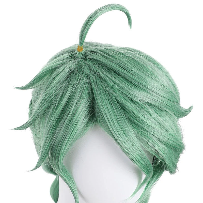 Game Genshin Impact Baizhu Long Green Cosplay Wigs 9 Game Genshin Impact Baizhu Long Green Cosplay Wigs - Image 7