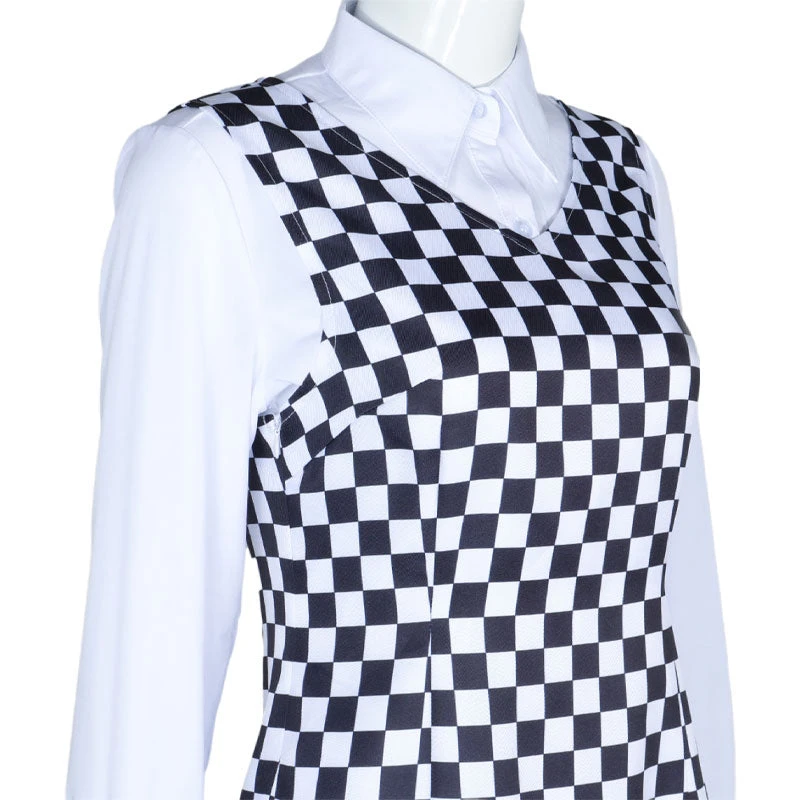 The Addams Family Wednesday Addams School Uniform Cosplay Costumes 9 The Addams Family Wednesday Addams School Uniform Cosplay Costumes - Image 7