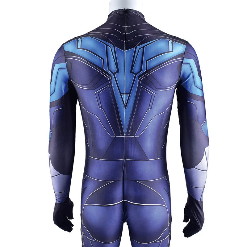 DC Teen Titans Go Nightwing Jumpsuit Cosplay Costumes 9 DC Teen Titans Go Nightwing Jumpsuit Cosplay Costumes - Image 7