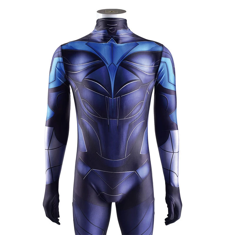 DC Teen Titans Go Nightwing Jumpsuit Cosplay Costumes 10 DC Teen Titans Go Nightwing Jumpsuit Cosplay Costumes - Image 8