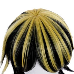 Anime Tokyo Revengers Kazutora Hanemiya Black Yellow Cosplay Wigs -Cosplay 8 972e3be4 cba7 4a38 a1f2 a1009f285716