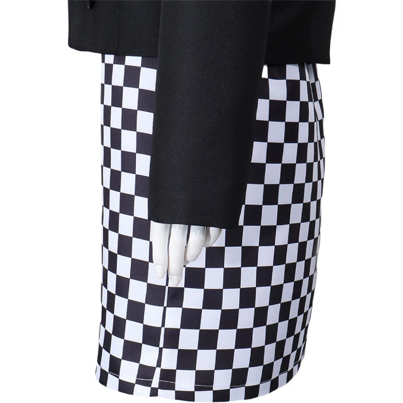 The Addams Family Wednesday Addams School Uniform Cosplay Costumes 11 The Addams Family Wednesday Addams School Uniform Cosplay Costumes - Image 9