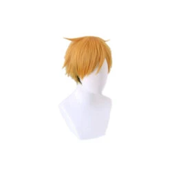 Anime Haikyuu Atsumu Miya Short Dark Yellow Cosplay Wigs -Cosplay AtsumuMiyaWigs3