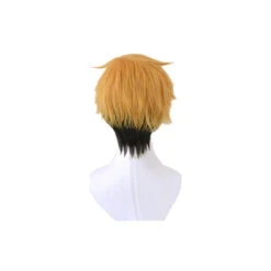 Anime Haikyuu Atsumu Miya Short Dark Yellow Cosplay Wigs -Cosplay AtsumuMiyaWigs5