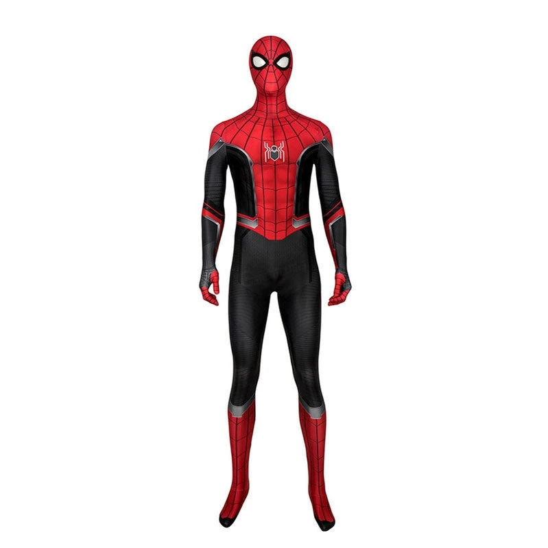 Movie Spider-Man: Far From Home Peter Parker Spiderman Cosplay Costume Jumpsuit 3 Movie Spider-Man: Far From Home Peter Parker Spiderman Cosplay Costume Jumpsuit