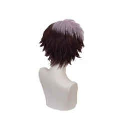 Anime TBHK Toilet-bound Hanako-kun Tsuchigomori Short Brown And Purple Cosplay Wigs -Cosplay DSC04559