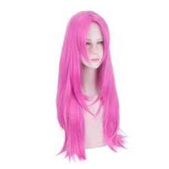 Anime JoJo's Bizarre Adventure Golden Wind Diavolo Long Pink Cosplay Wigs -Cosplay Diavolo2