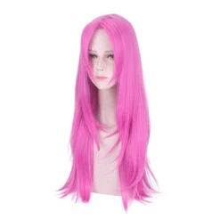 Anime JoJo's Bizarre Adventure Golden Wind Diavolo Long Pink Cosplay Wigs -Cosplay Diavolo3