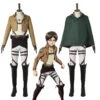 Anime Attack On Titan Eren Jaeger The Wings Of Freedom Survey Corps Uniform Set Cosplay Costume -Cosplay ErenJaegerCostume