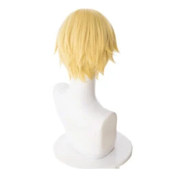 Anime Sword Art Online Alicization Under World Eugeo Short Blond Cosplay Wigs -Cosplay Eugeo3