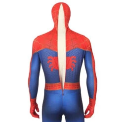 Movie Spider-Man: Into The Spider-Verse Peter Parker Spiderman Jumpsuit Cosplay Costume With Free Headgear -Cosplay IMG 3161