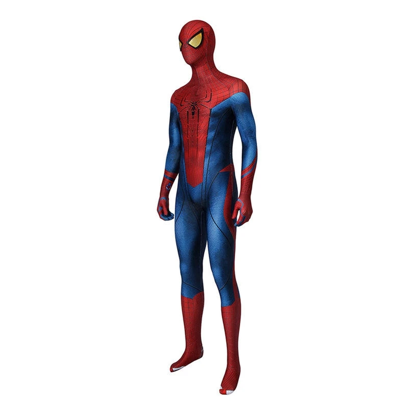 Movie Spider-Man: The Amazing Spider-Man Peter Parker Spiderman Elastic Force Cosplay Costume Jumpsuit With Headgear 4 Movie Spider-Man: The Amazing Spider-Man Peter Parker Spiderman Elastic Force Cosplay Costume Jumpsuit With Headgear - Image 2