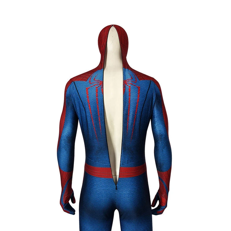 Movie Spider-Man: The Amazing Spider-Man Peter Parker Spiderman Elastic Force Cosplay Costume Jumpsuit With Headgear 7 Movie Spider-Man: The Amazing Spider-Man Peter Parker Spiderman Elastic Force Cosplay Costume Jumpsuit With Headgear - Image 5