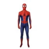 Movie Spider-Man: Into The Spider-Vers Peter Parker Spiderman Jumpsuit Elastic Force Cosplay Costume With Headgear