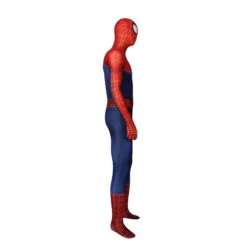 Movie Spider-Man: Into The Spider-Vers Peter Parker Spiderman Jumpsuit Elastic Force Cosplay Costume With Headgear -Cosplay IMG 8644
