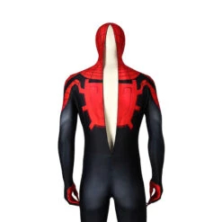 Superior Spider Man Peter Parker Spiderman Elastic Force Cosplay Costume Jumpsuit With Headgear -Cosplay IMG 9121