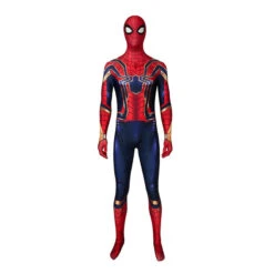 Movie Spider-Man: Far From Home Peter Parker Spiderman Jumpsuit Elastic Force Cosplay Costume With Headgear