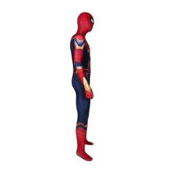 Movie Spider-Man: Far From Home Peter Parker Spiderman Jumpsuit Elastic Force Cosplay Costume With Headgear -Cosplay IMG 9272