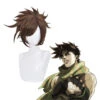 Anime JoJo's Bizarre Adventure Battle Tendency Joseph Joestar Short Brown Cosplay Wigs -Cosplay JosephJoestar