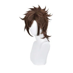 Anime JoJo's Bizarre Adventure Battle Tendency Joseph Joestar Short Brown Cosplay Wigs -Cosplay JosephJoestar3