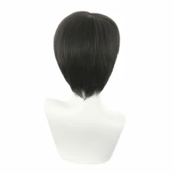 Anime Attack On Titan Levi Ackerman Short Black Cosplay Wigs -Cosplay LeviAckermanWigs3