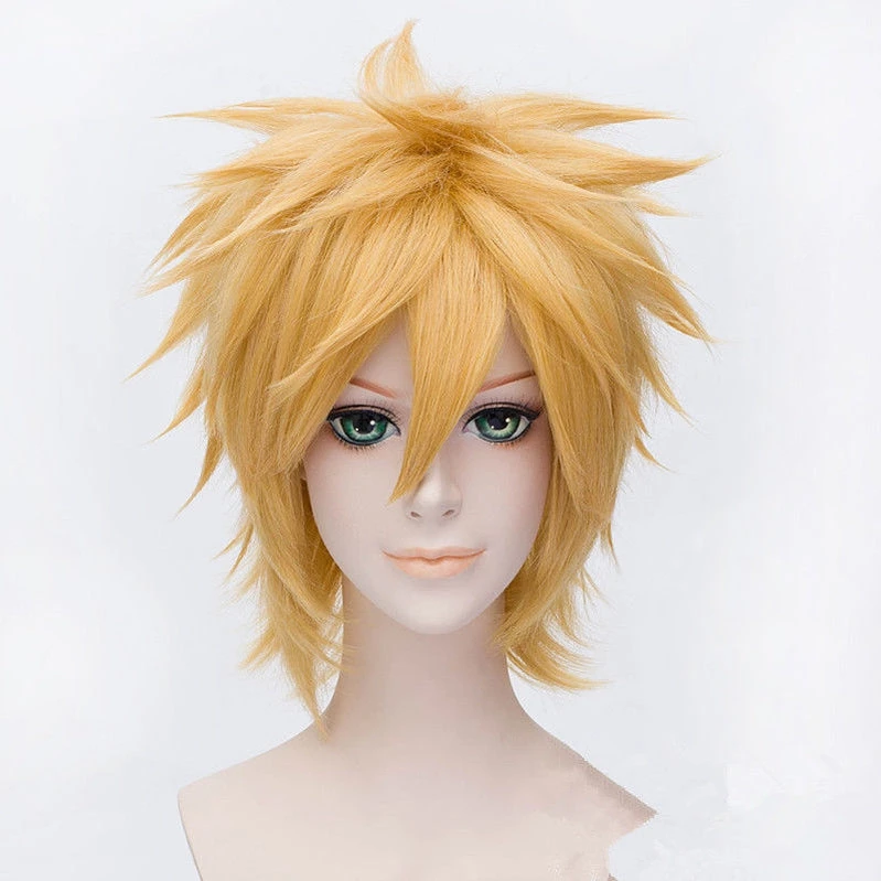 Naruto Uzumaki Naruto Short Gold Cosplay Wigs 4 Naruto Uzumaki Naruto Short Gold Cosplay Wigs - Image 2