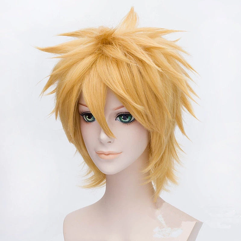 Naruto Uzumaki Naruto Short Gold Cosplay Wigs 5 Naruto Uzumaki Naruto Short Gold Cosplay Wigs - Image 3