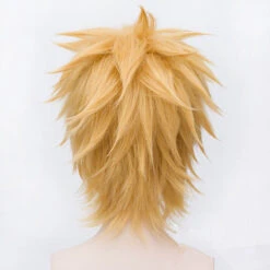 Naruto Uzumaki Naruto Short Gold Cosplay Wigs 9 Naruto Uzumaki Naruto Short Gold Cosplay Wigs -Cosplay Naruto Uzumaki Wigs Golden Short Fluffy Shaggy Layered Heat Resistant Synthetic Hair Cosplay Costume Wig Wig 3