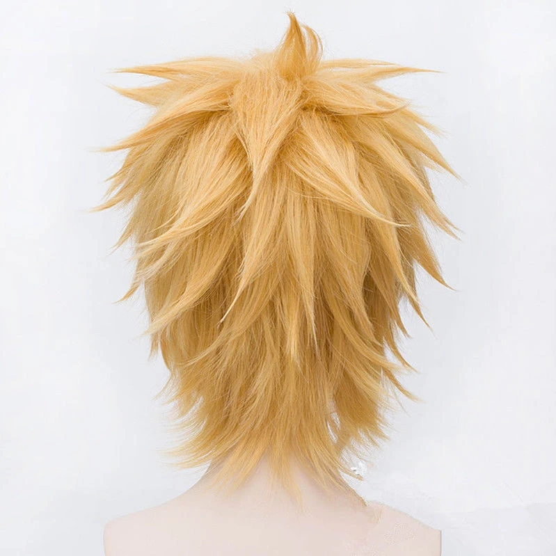 Naruto Uzumaki Naruto Short Gold Cosplay Wigs 6 Naruto Uzumaki Naruto Short Gold Cosplay Wigs - Image 4