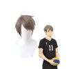 Anime Haikyuu Osamu Miya Short Gray Cosplay Wigs -Cosplay OsamuMiyaWigs