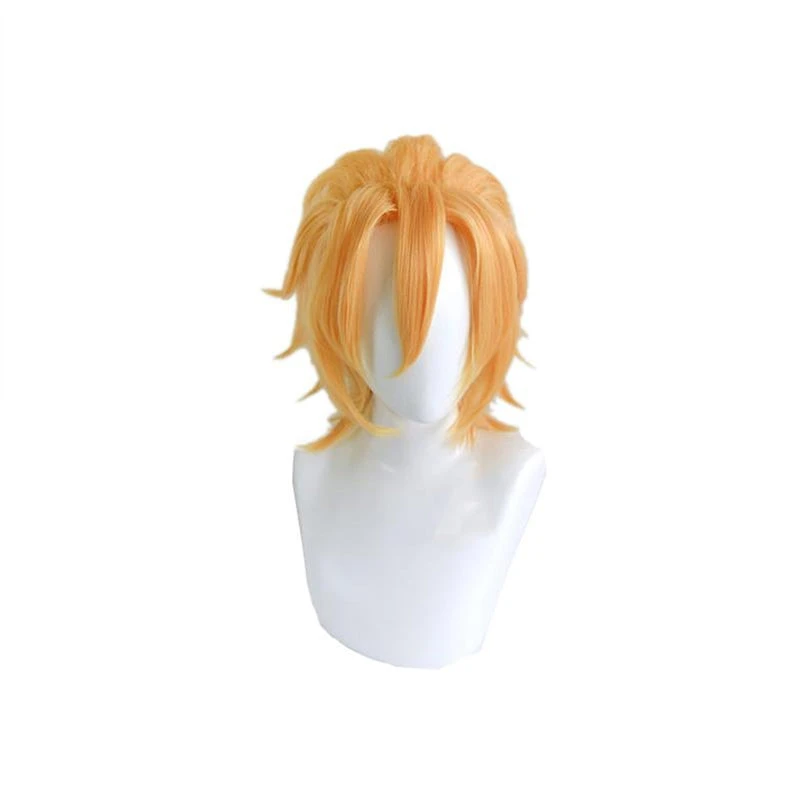 Anime JoJo's Bizarre Adventure Golden Wind Pannacotta Fugo Short Blond Cosplay Wigs 4 Anime JoJo's Bizarre Adventure Golden Wind Pannacotta Fugo Short Blond Cosplay Wigs - Image 2