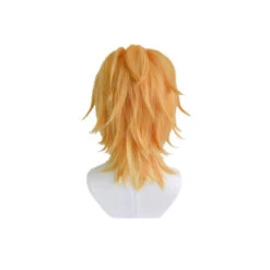 Anime JoJo's Bizarre Adventure Golden Wind Pannacotta Fugo Short Blond Cosplay Wigs 9 Anime JoJo's Bizarre Adventure Golden Wind Pannacotta Fugo Short Blond Cosplay Wigs -Cosplay PannacottaFugo4