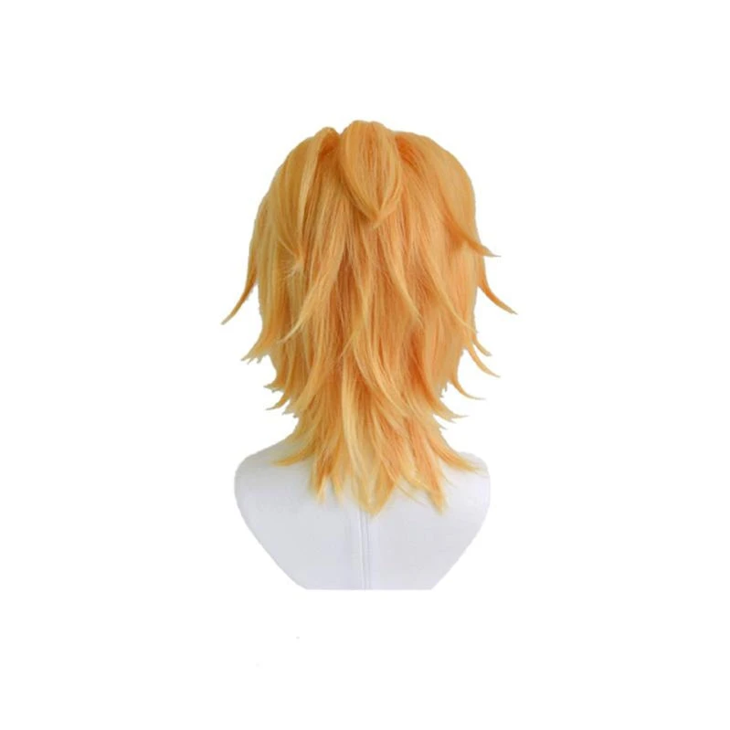 Anime JoJo's Bizarre Adventure Golden Wind Pannacotta Fugo Short Blond Cosplay Wigs 6 Anime JoJo's Bizarre Adventure Golden Wind Pannacotta Fugo Short Blond Cosplay Wigs - Image 4