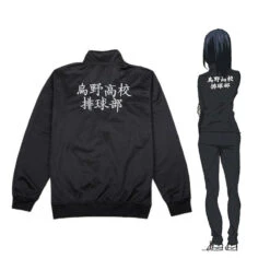 Anime Haikyuu Karasuno High School Jacket Suit Shimizu Kiyoko Cosplay Costume -Cosplay Shimizukiyoko2
