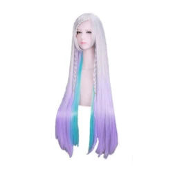 Anime SAO Sword Art Online Ordinal Scale Yuna Long Mixed Purple Cosplay Wigs -Cosplay YUNA2