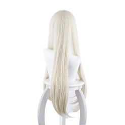 Anime Kakegurui Yomoduki Runa Long Straight Cream White Cosplay Wigs -Cosplay YomodukiRunaWigs3