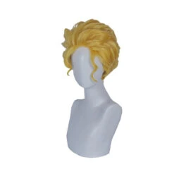 Anime JoJo's Bizarre Adventure Diamond Is Unbreakable Yoshikage Kira Short Blond Cosplay Wigs -Cosplay YoshikageKira2