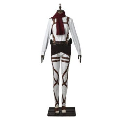 Anime Attack On Titan Mikasa Ackerman Training Corps Uniform Set Cosplay Costume -Cosplay attack on titan 10 1