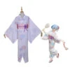 Anime Re:Zero Starting Life In Another World Rem Summer Kimono Cosplay Costume