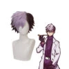 Anime TBHK Toilet-bound Hanako-kun Tsuchigomori Short Brown And Purple Cosplay Wigs -Cosplay sad57