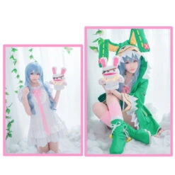 Anime Date A Live Yoshino Himekawa Green Coat Outfits Cosplay Costume -Cosplay sdf1