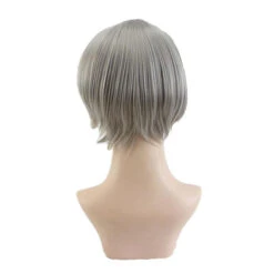 Anime Haikyuu Sugawara Koushi Short Gray Cosplay Wigs -Cosplay sugawarakoushi2